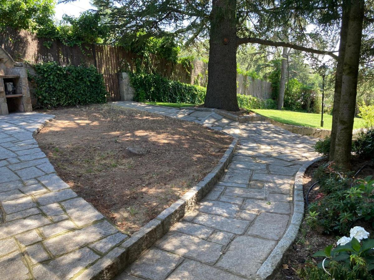 Los Cedros, Gran Chalet Con Piscina Y Apartamento En Navacerrada Villa Buitenkant foto