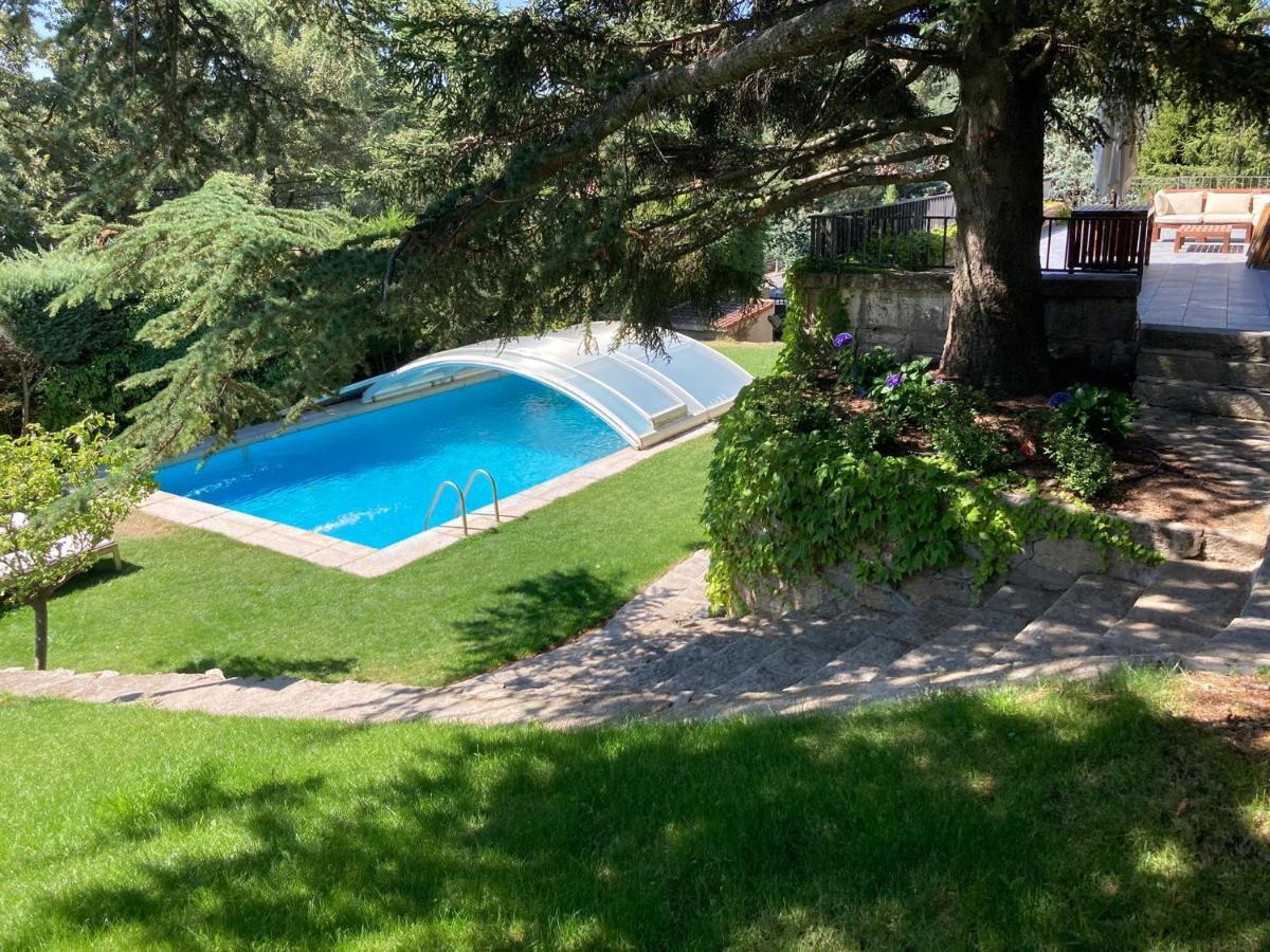 Los Cedros, Gran Chalet Con Piscina Y Apartamento En Navacerrada Villa Buitenkant foto